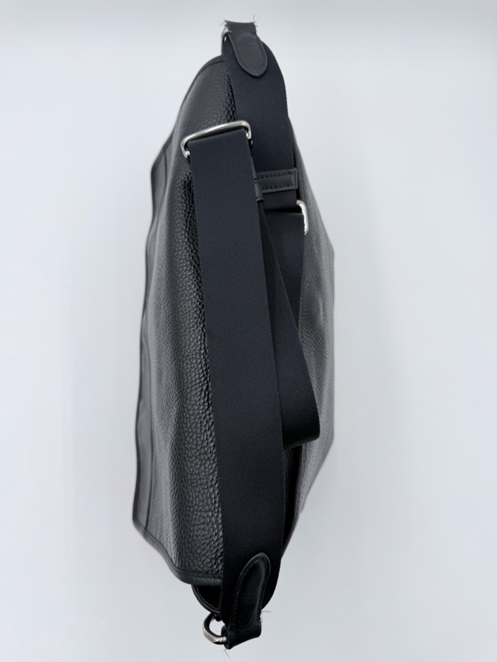 Coach Henry Messenger Bag Black Pebbled Leather Laptop Crossbody Work Bag F54149 - Picture 5 of 13